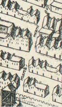 Mercatorplan von 1571 mit Markmannsgassentor