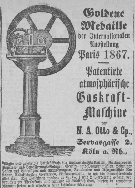 Datei:KölnischeZeitung-14-07-1868-Goldene Medaille-Anzeige.png